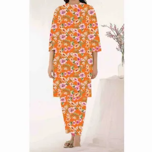 2PC- Unstitched Printed Khaddar Suit PW8326