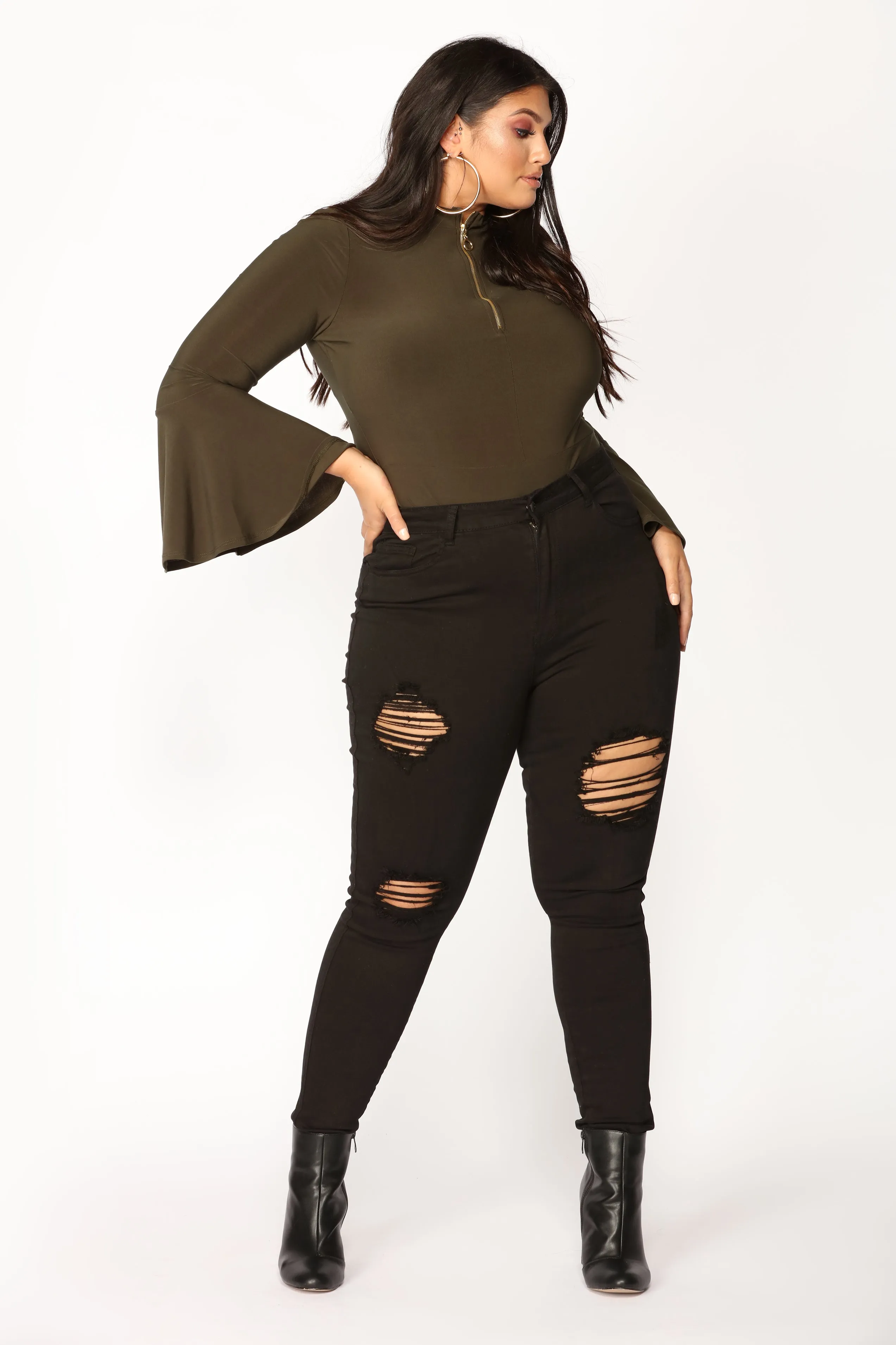 Another Night Skinny Jeans - Black