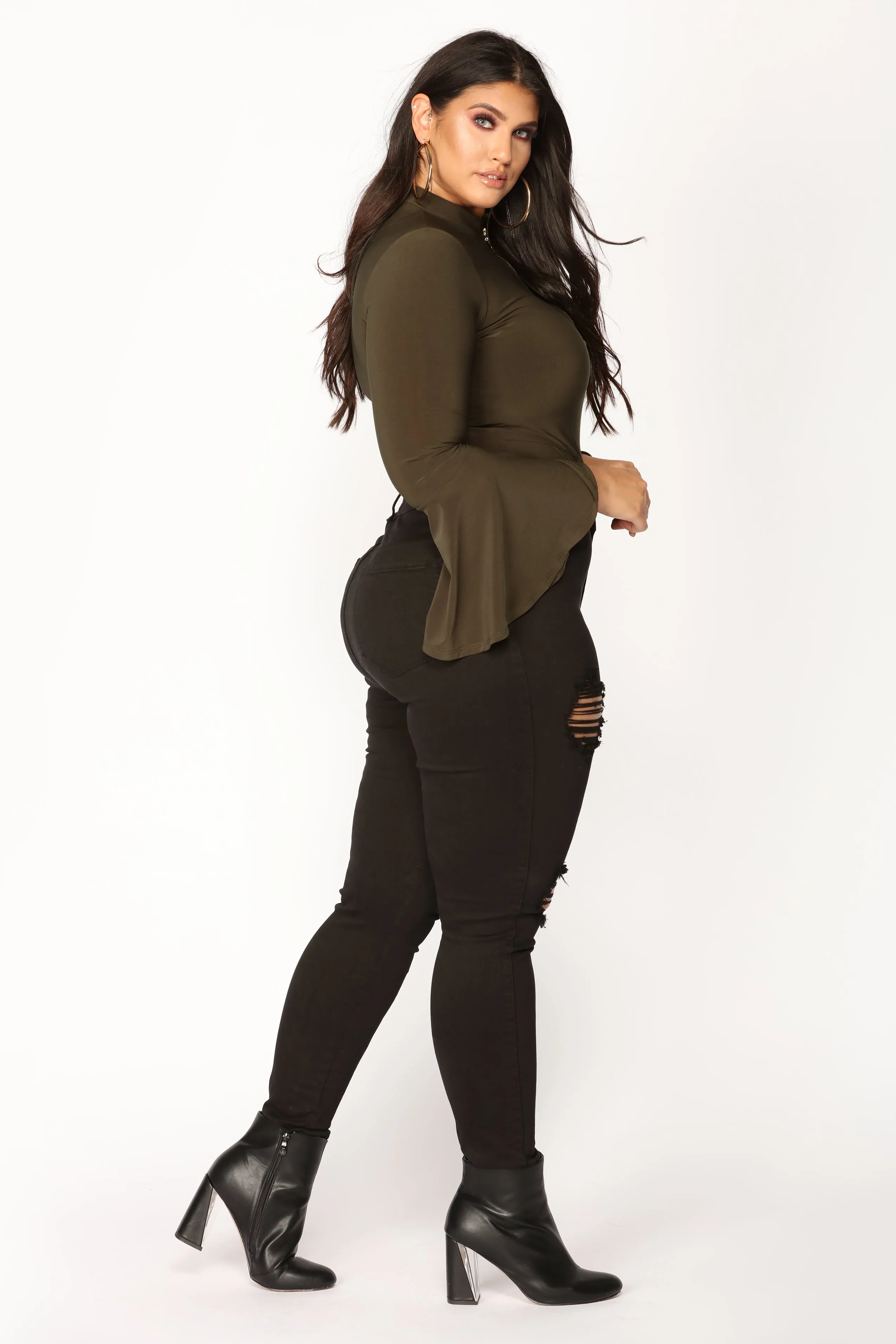 Another Night Skinny Jeans - Black