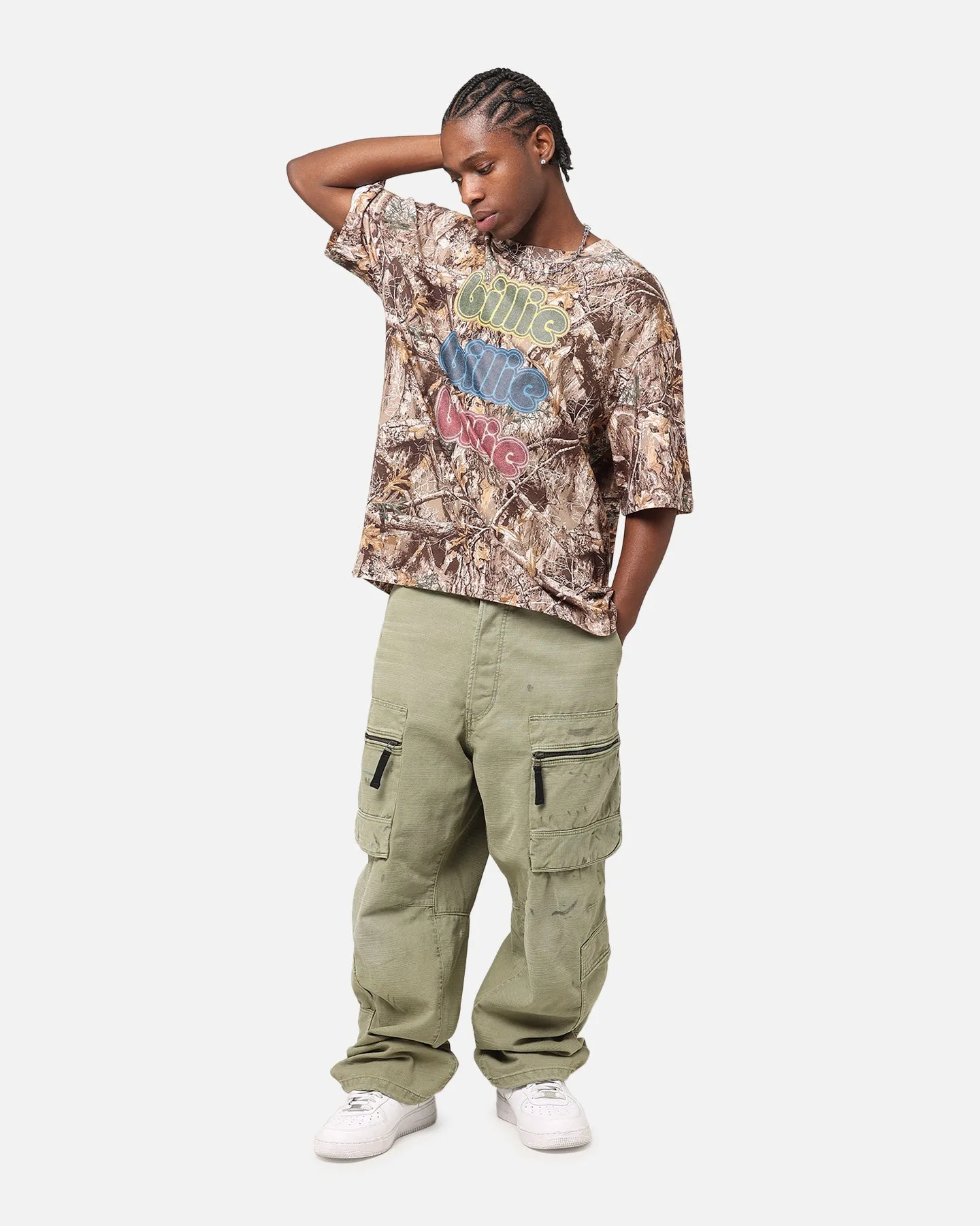 Billie Eilish Billie Billie Billie Organic Cotton T-Shirt Realtree