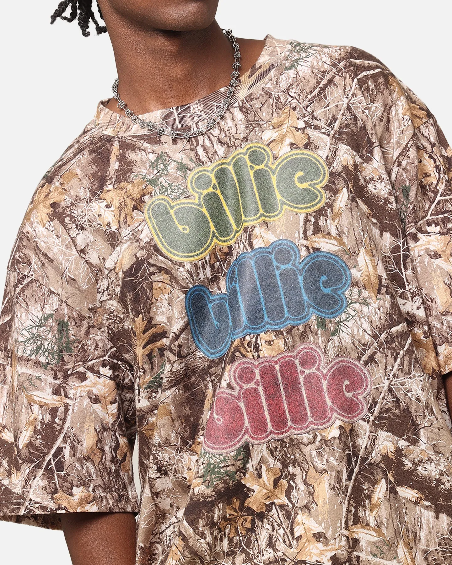 Billie Eilish Billie Billie Billie Organic Cotton T-Shirt Realtree