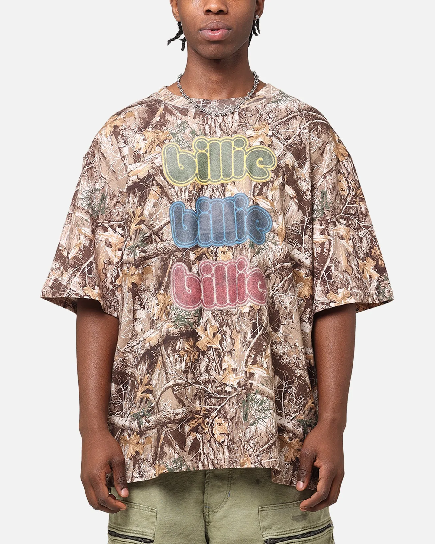 Billie Eilish Billie Billie Billie Organic Cotton T-Shirt Realtree