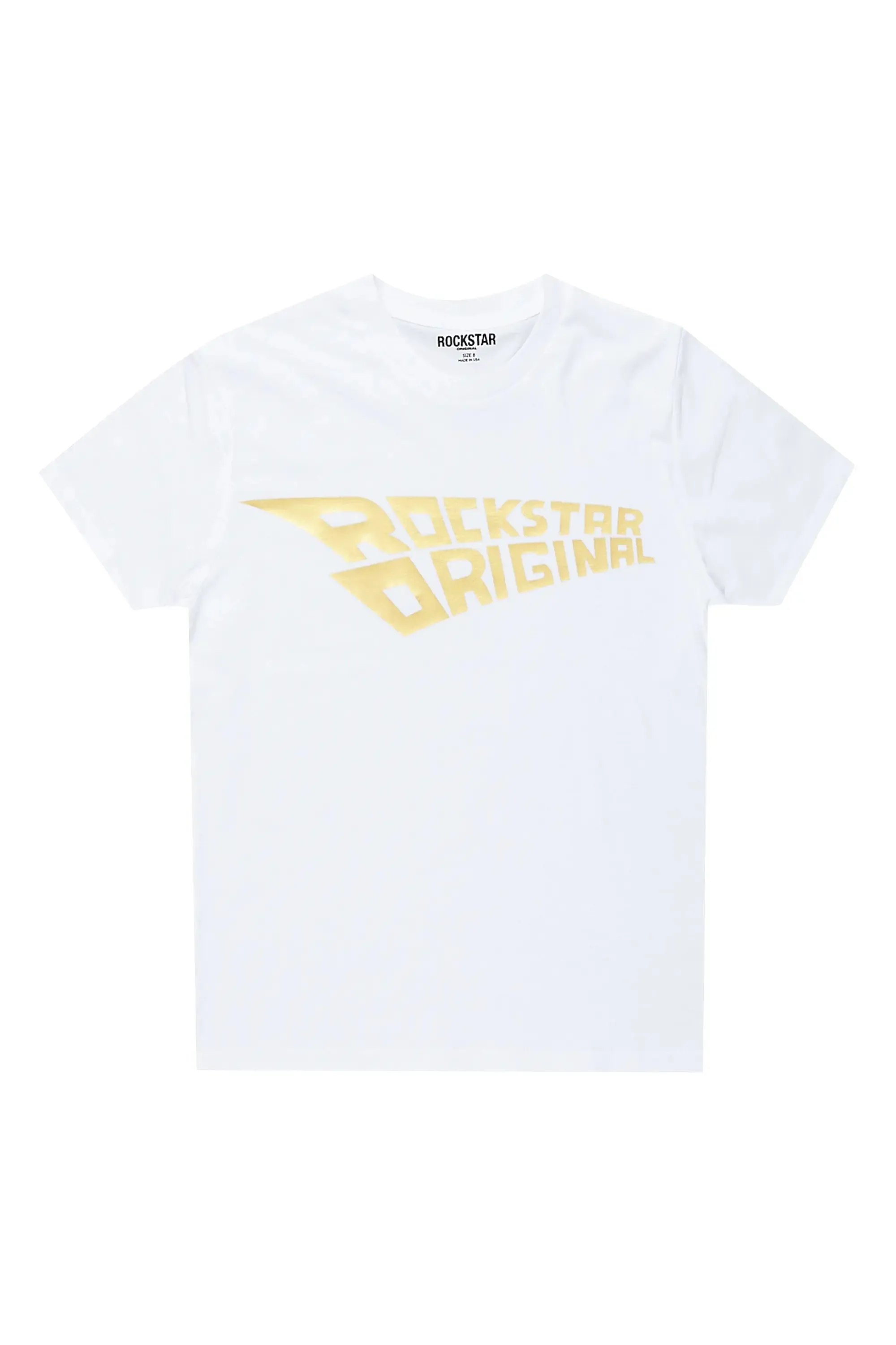 Boys Summit White Graphic T-Shirt