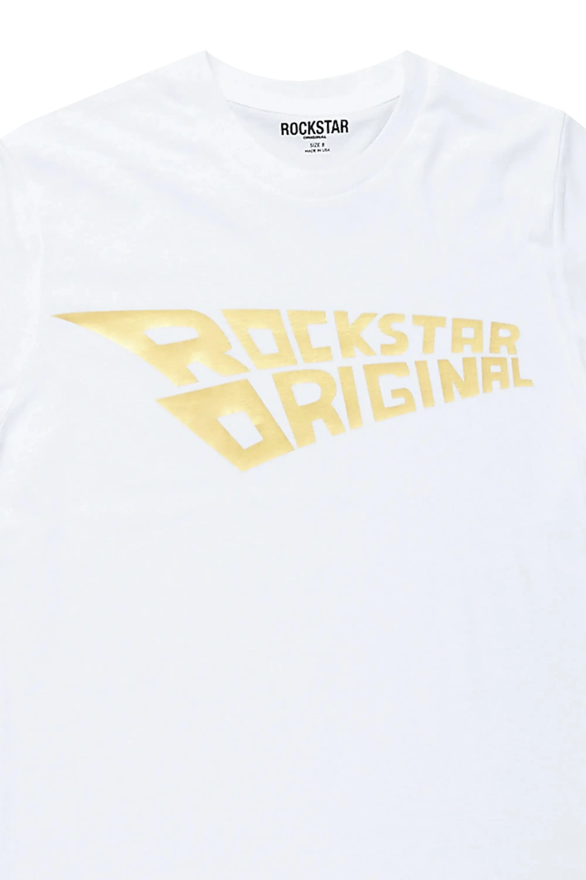 Boys Summit White Graphic T-Shirt