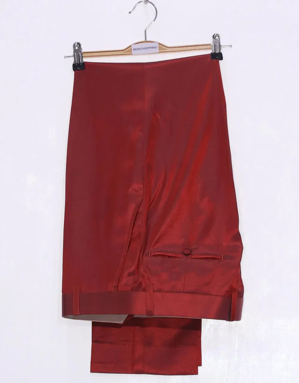 Burnt Orange And Pine Two Tone Suit Jacket Size 38R Trouser 32/32