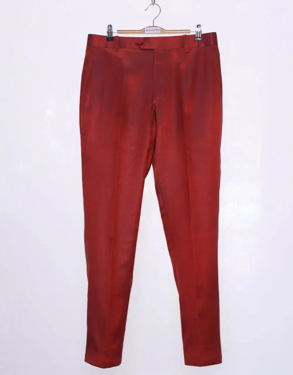 Burnt Orange And Pine Two Tone Suit Jacket Size 38R Trouser 32/32