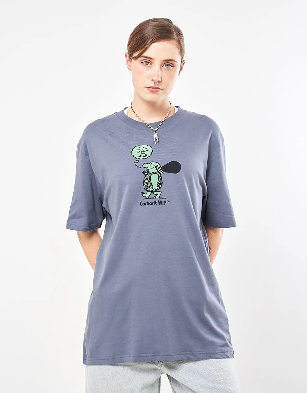 Carhartt WIP Original Thought T-Shirt - Hudson Blue