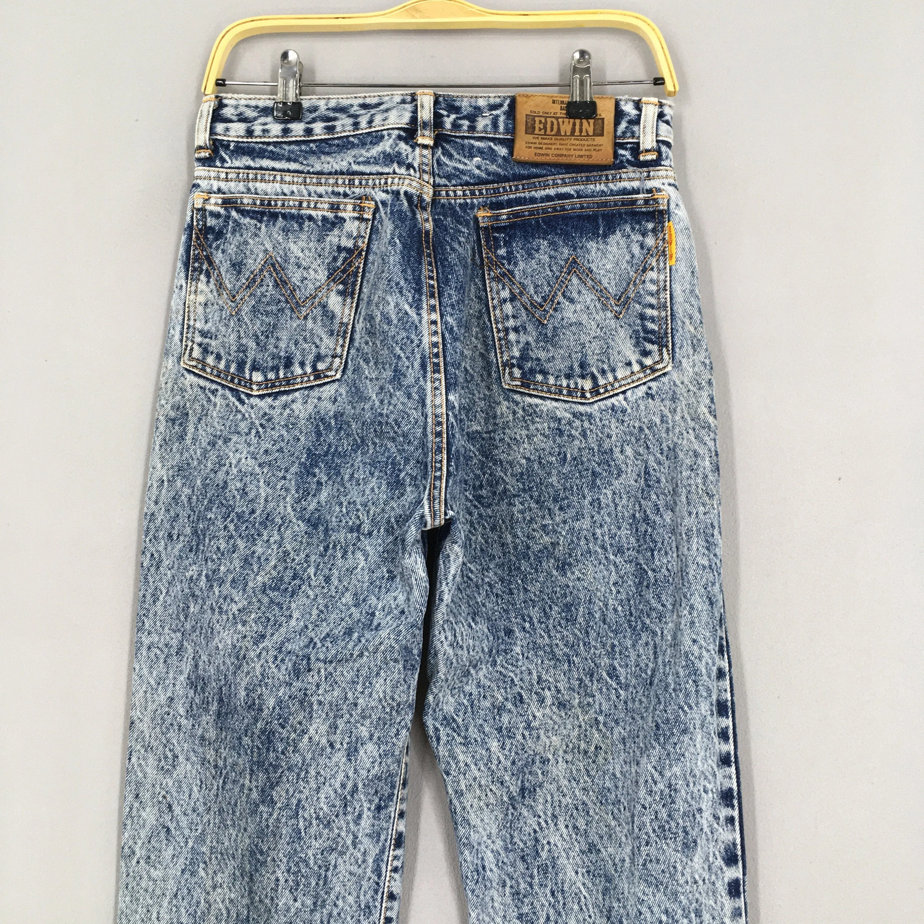 Edwin Faded Blue Jeans Stone Washed Jeans Size 30x27
