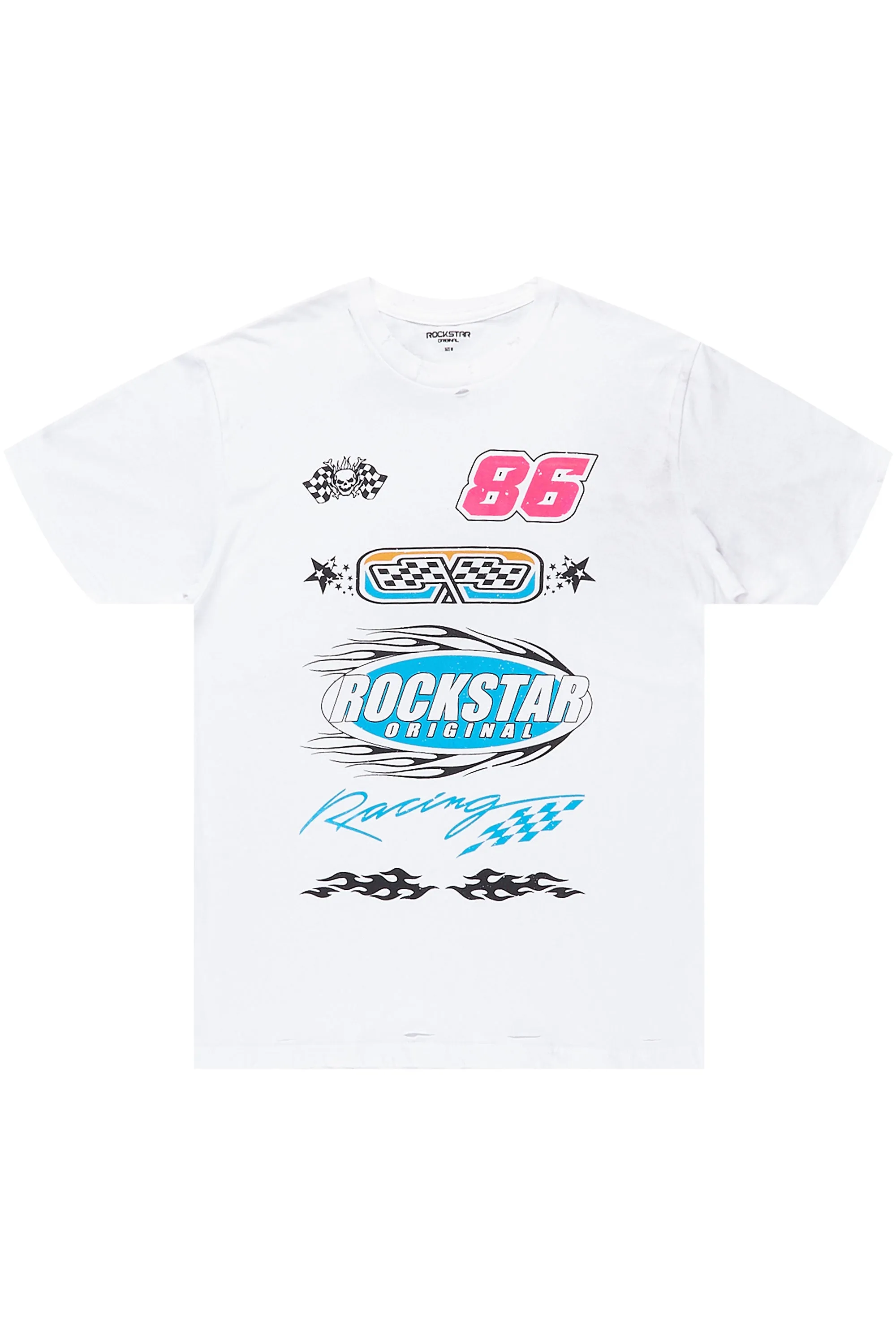 Faslayne White Graphic T-Shirt