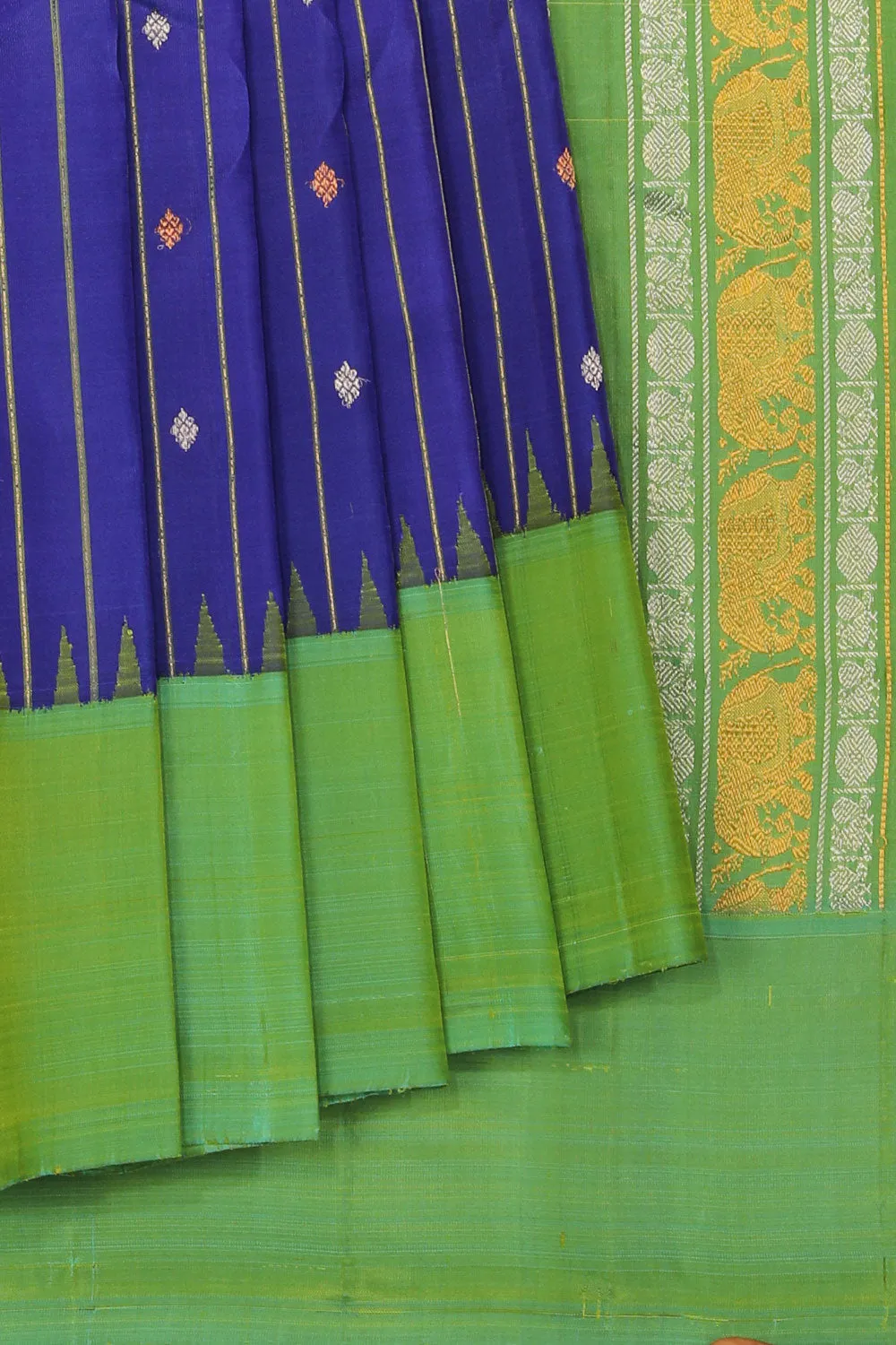 Gadwal Silk Purple Saree