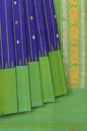 Gadwal Silk Purple Saree