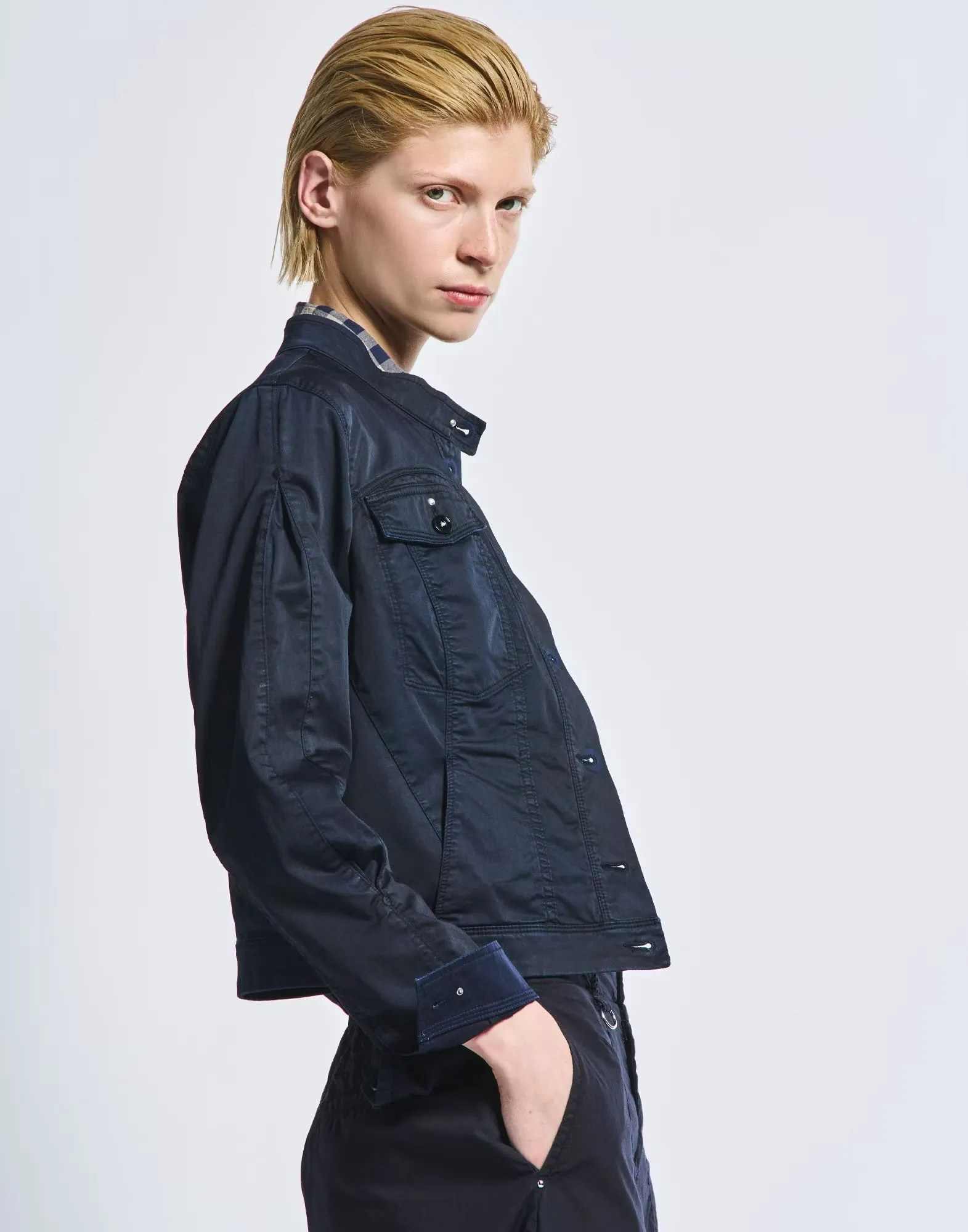 HIGH Everyday Couture Energetic Jacket in Navy