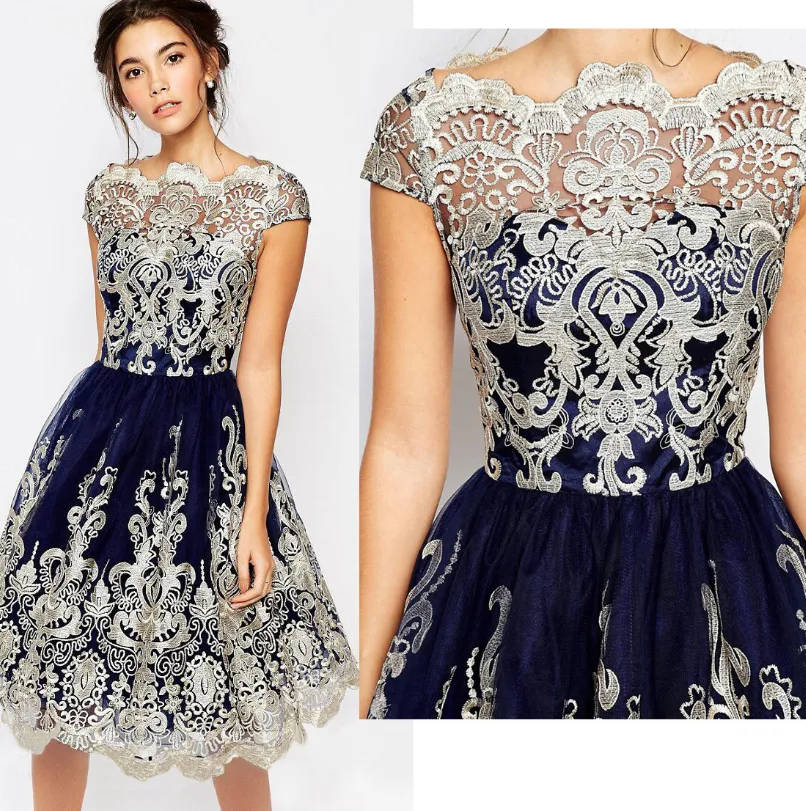 Lace Patchwork Women's One Piece Dress - GlamzLife