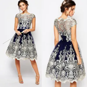 Lace Patchwork Women's One Piece Dress - GlamzLife