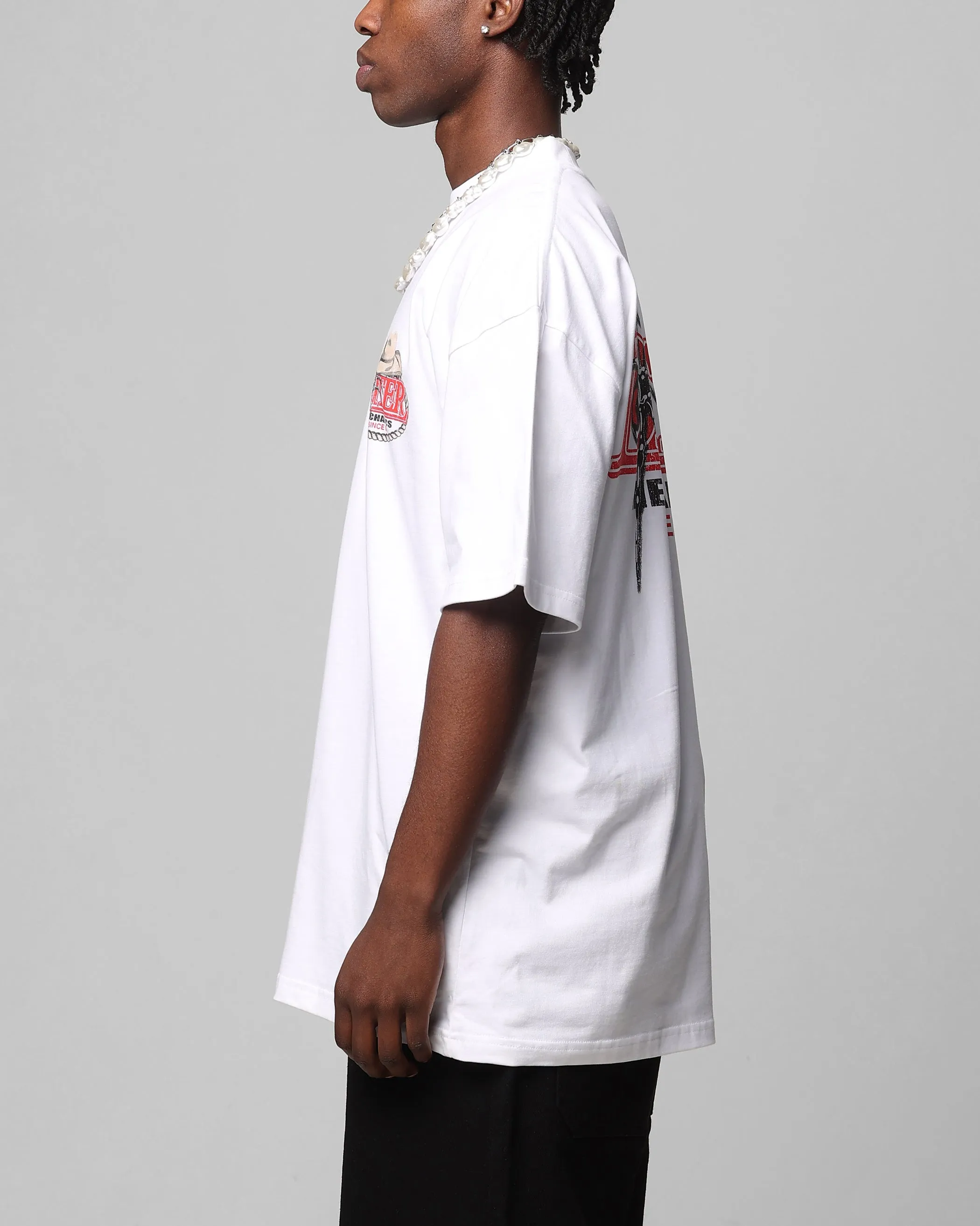 Loiter Mechanic Drop T-Shirt White