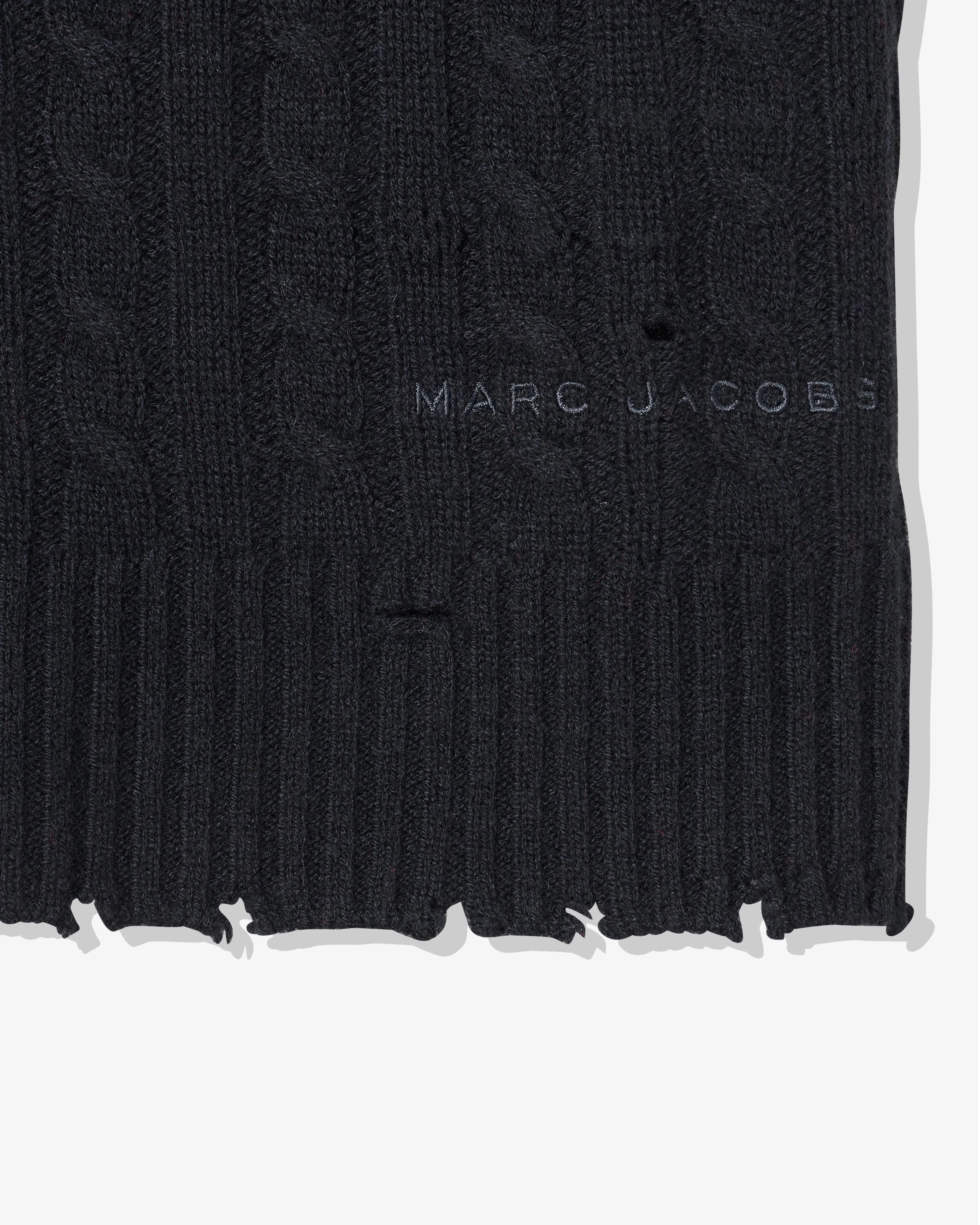Marc Jacobs - Women's The Shrunken Cashmere Cable Cardigan - (Black)