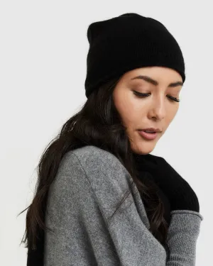 Mongolian Cashmere Slouchy Beanie