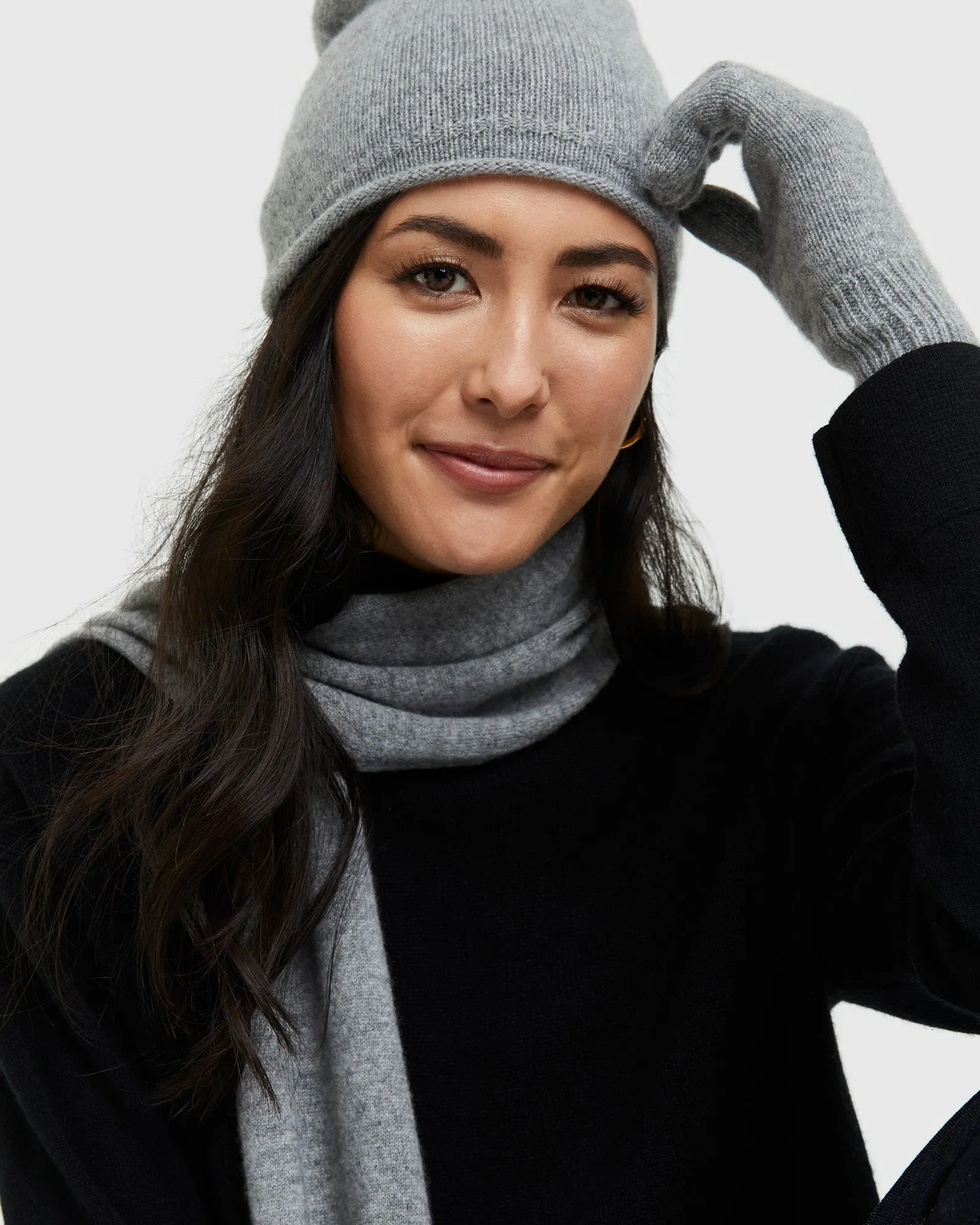 Mongolian Cashmere Slouchy Beanie