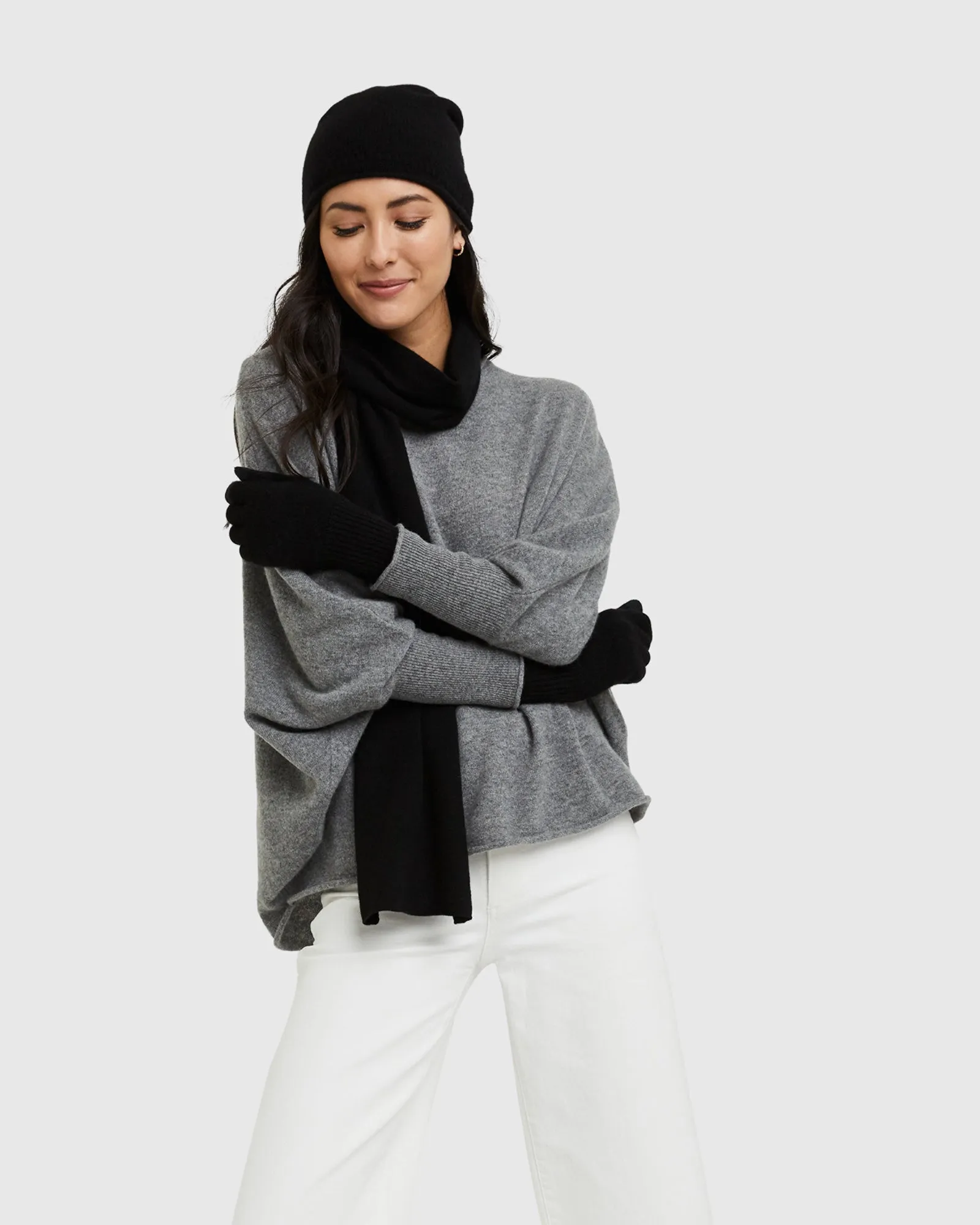 Mongolian Cashmere Slouchy Beanie