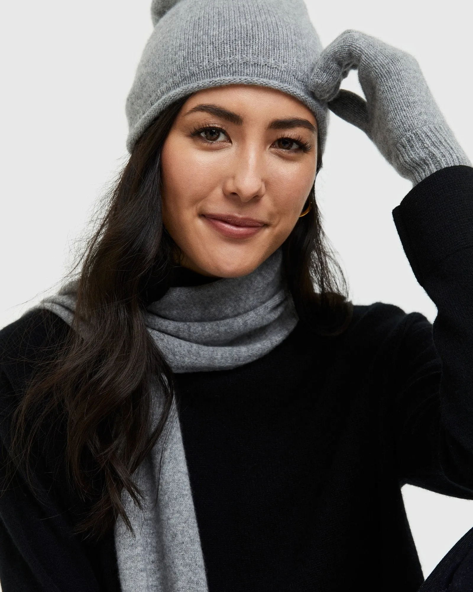 Mongolian Cashmere Slouchy Beanie