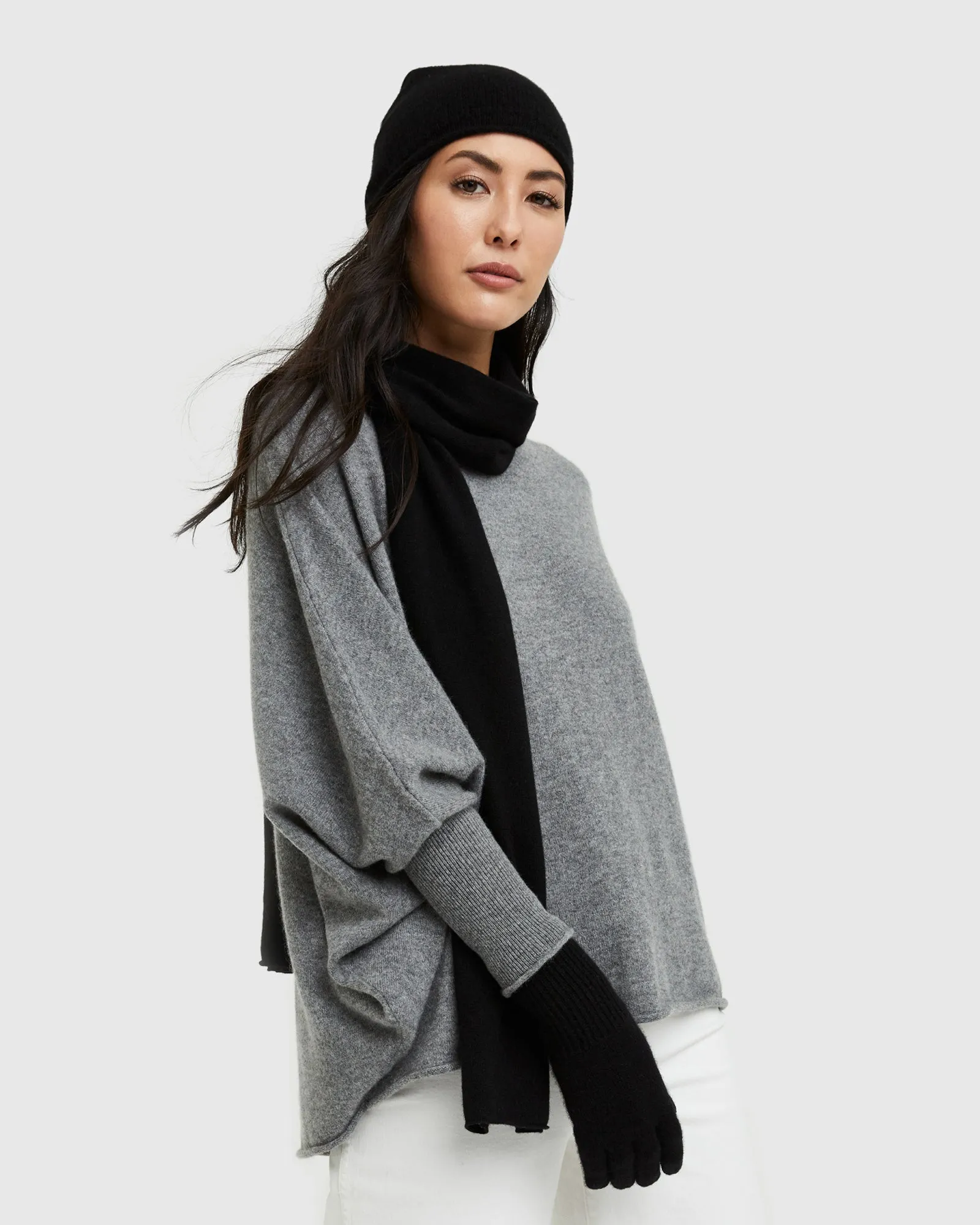 Mongolian Cashmere Slouchy Beanie