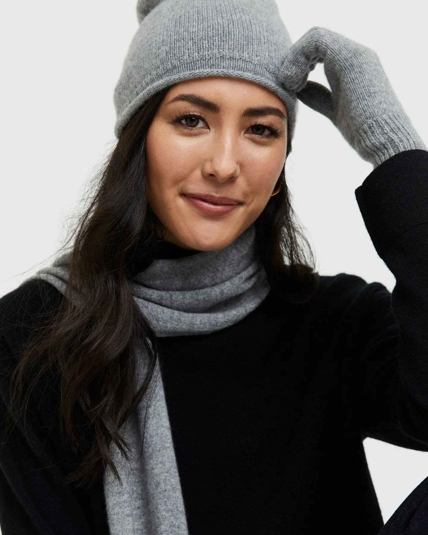 Mongolian Cashmere Slouchy Beanie