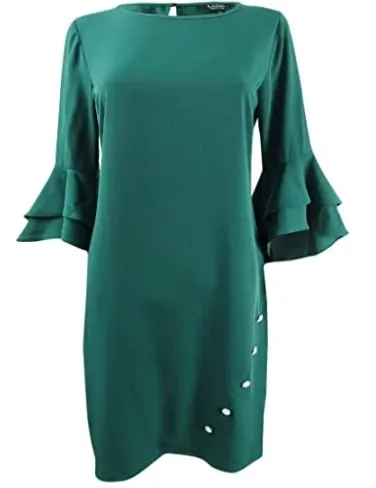 Msk Womens Party Crepe Cocktail Dress