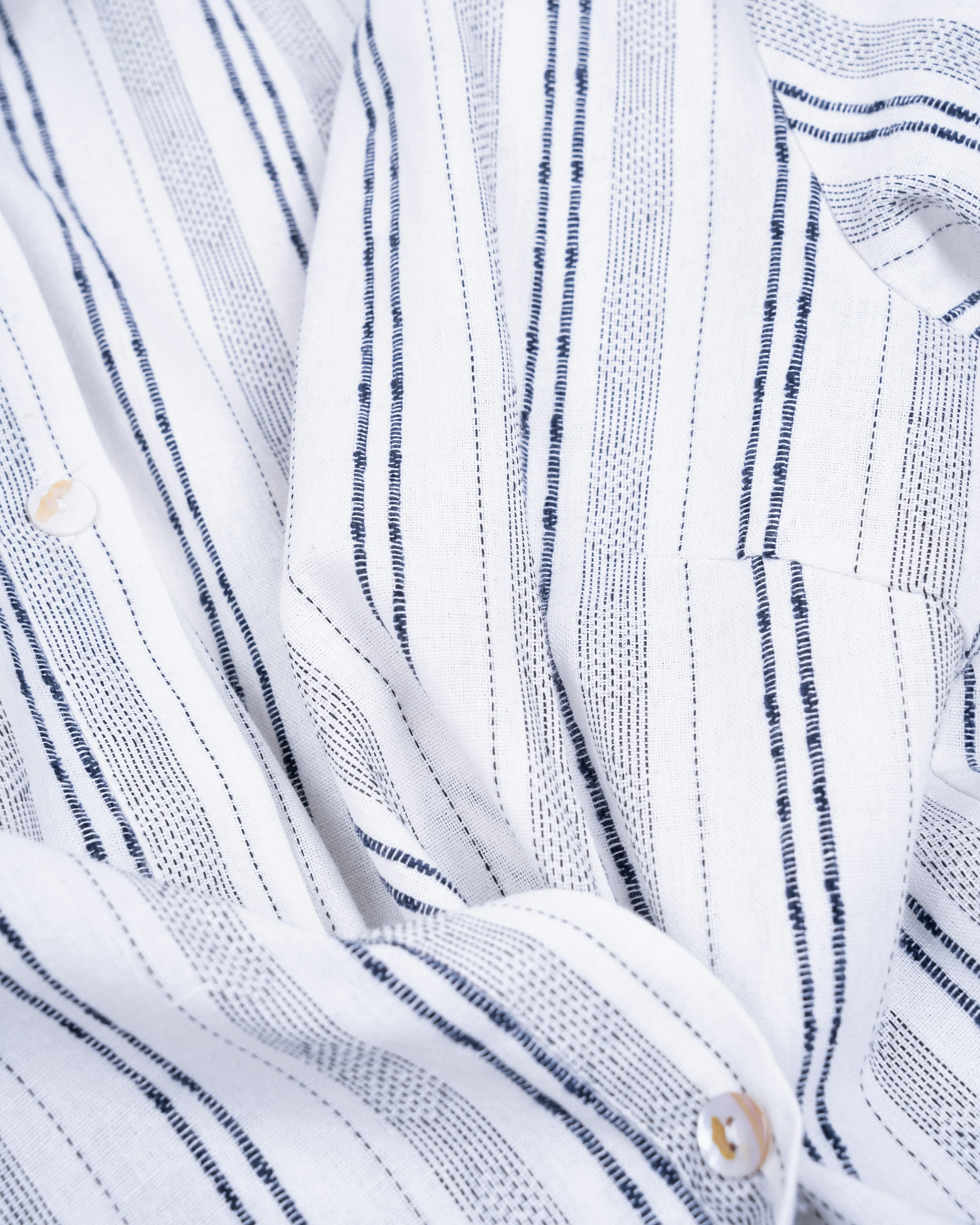 Multi-Wear Striped Oversize Pocket Shirt (Striped)