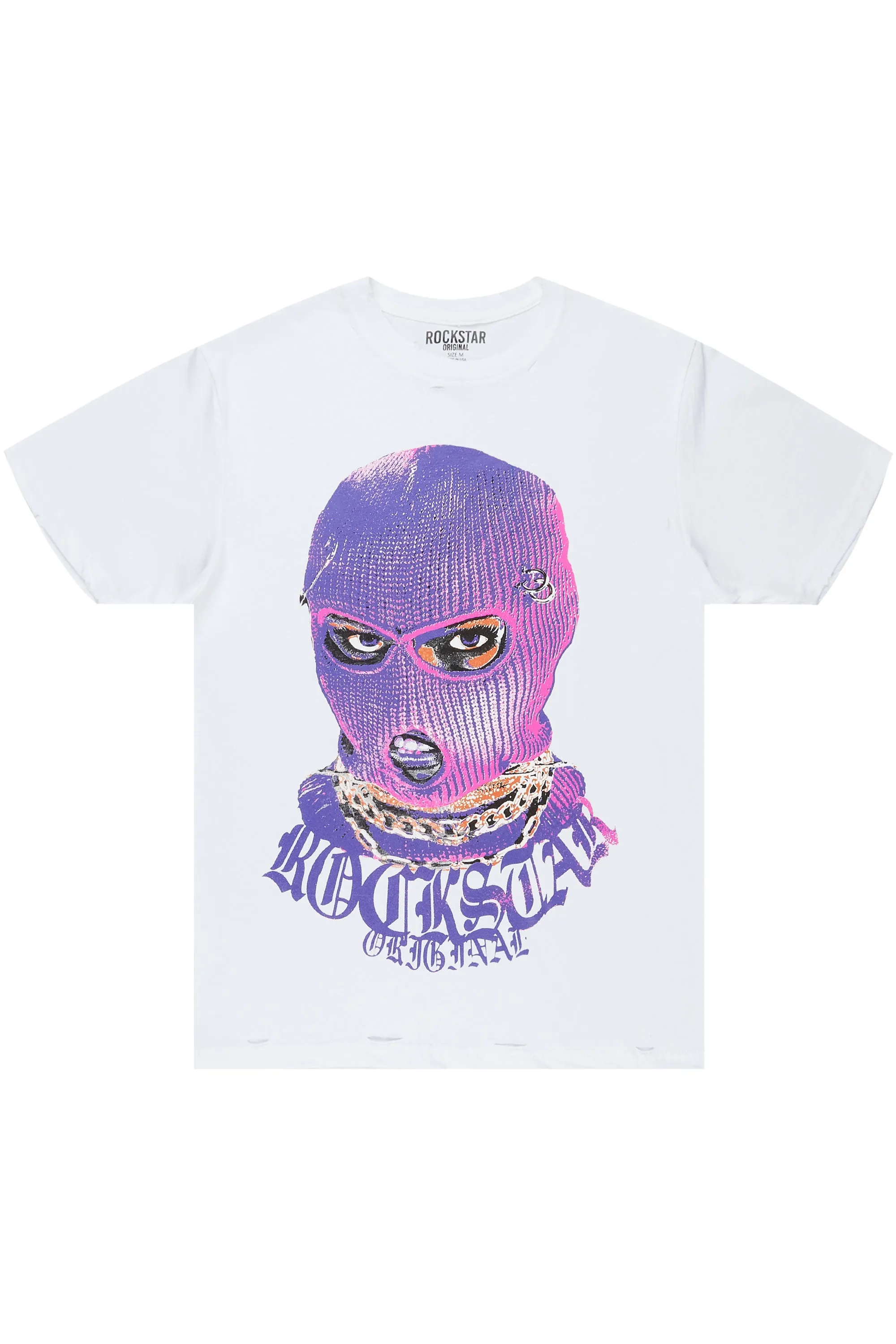Murdra White Graphic T-Shirt
