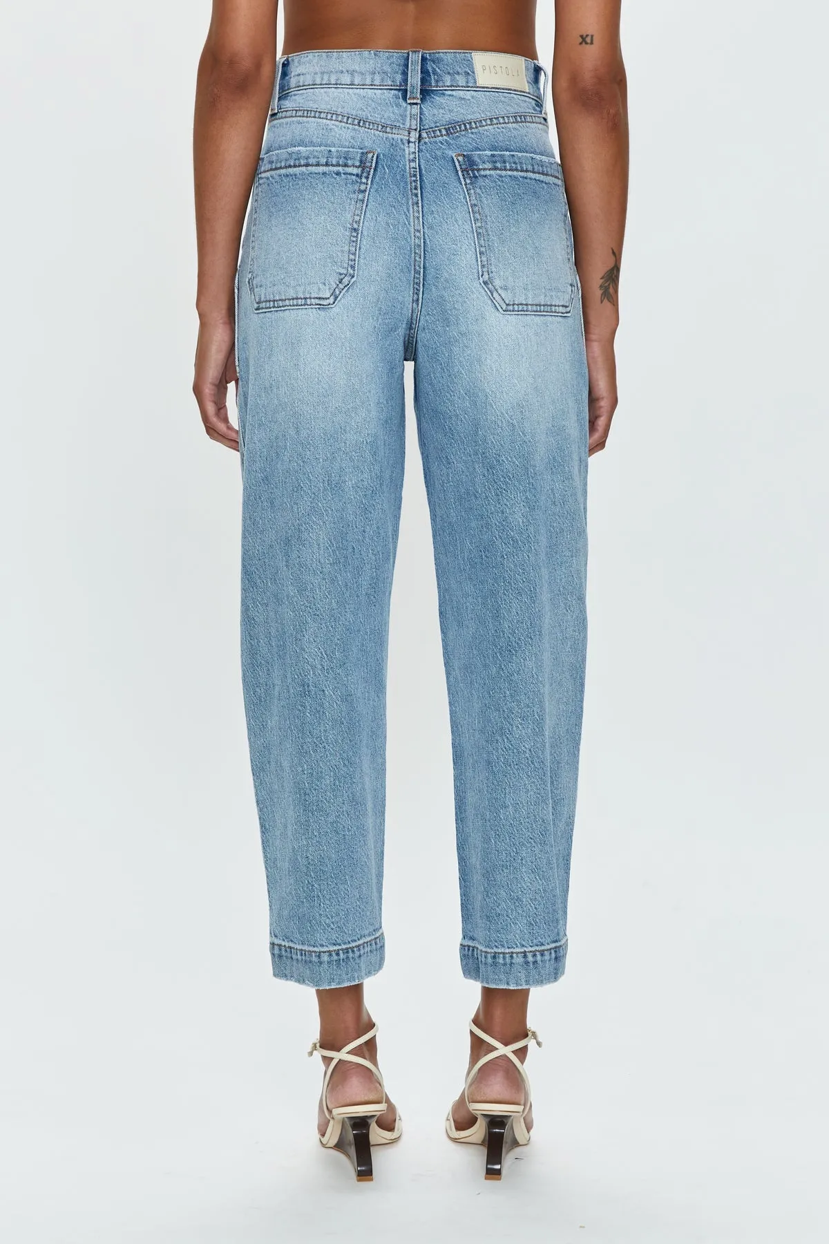 PISTOLA TURNER SUPER HIGH RISE BARREL PANT - PROVENCE