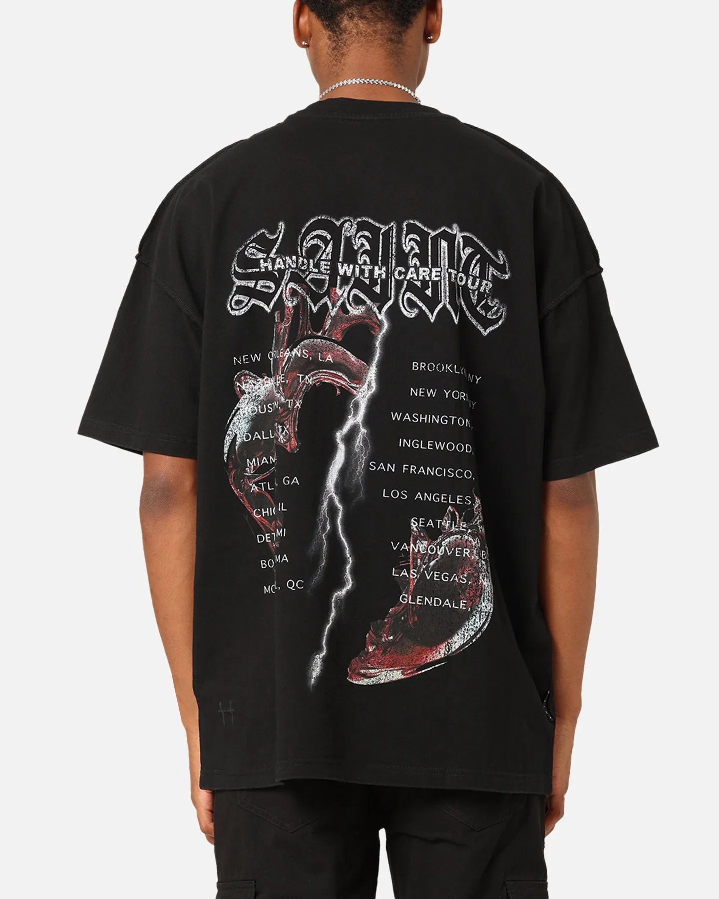 Saint Morta Handle With Care Tour T-Shirt Black