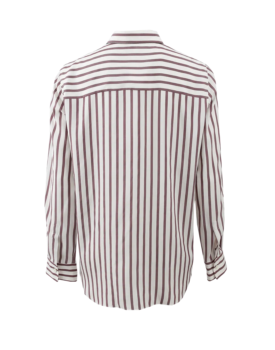 Striped Collared Shirt