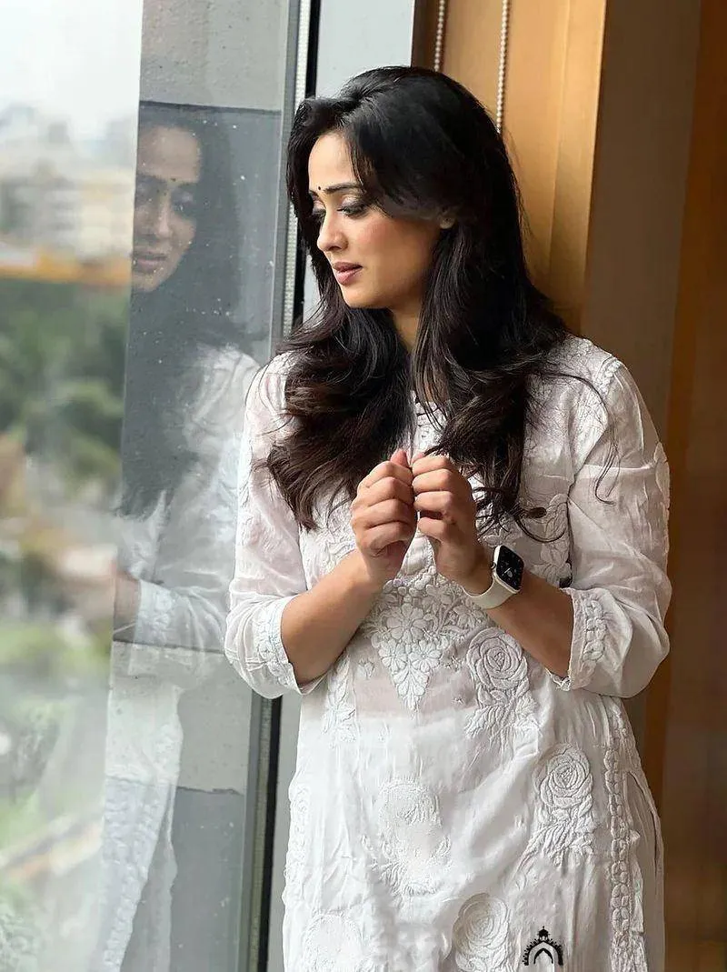 Wear- Summer Maslin Embroidered Top with Sarara and Dupatta
