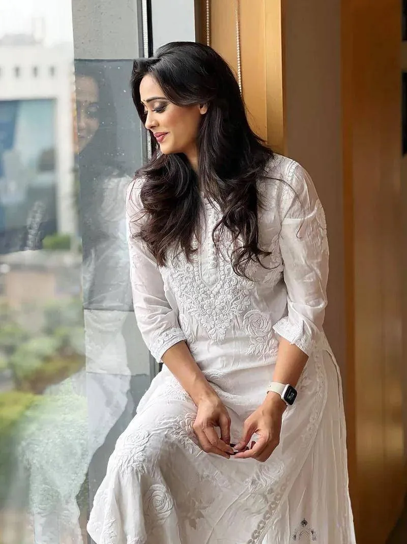 Wear- Summer Maslin Embroidered Top with Sarara and Dupatta