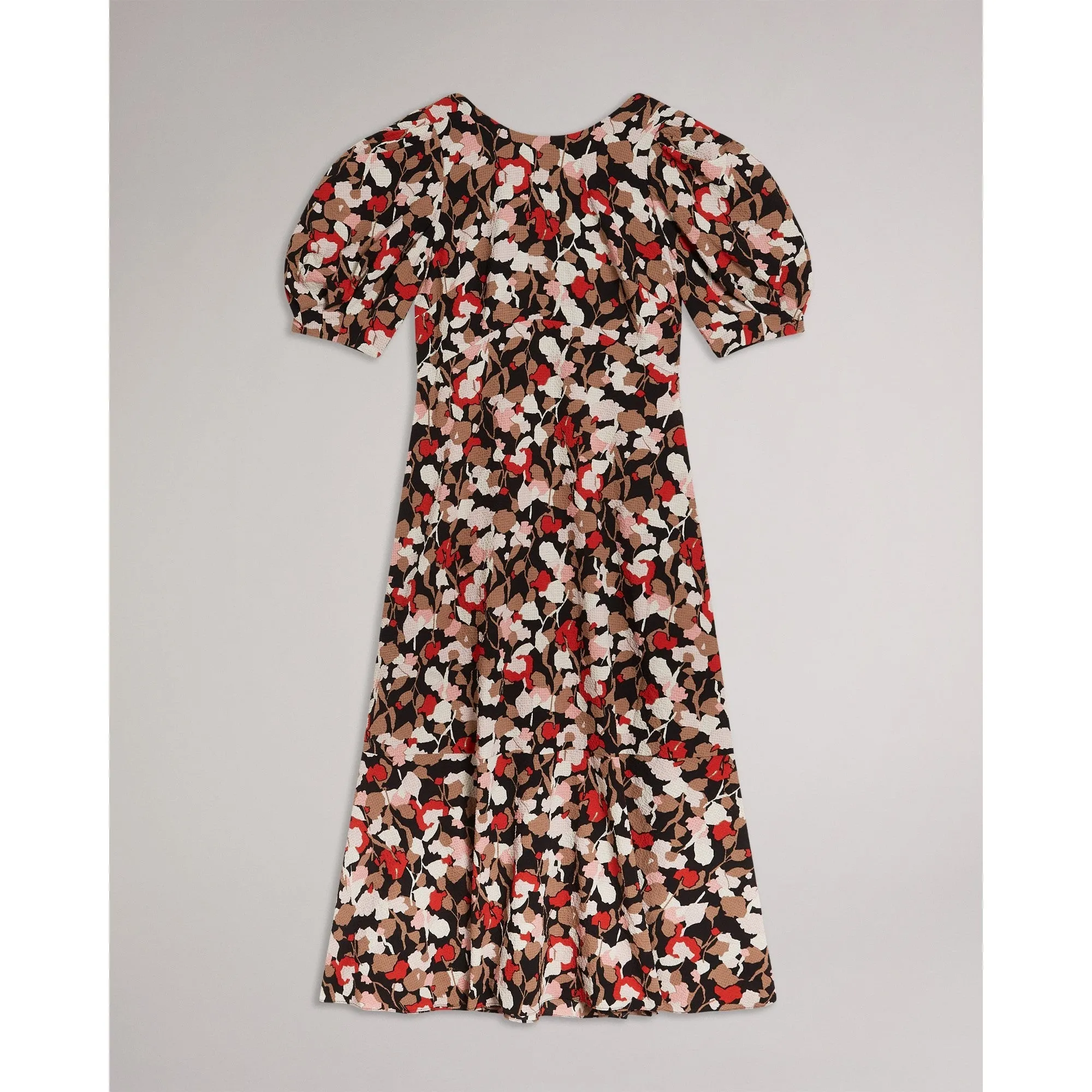 Women Wmd-Helgi-Printed Floral Seersucker Midi Dress - Lt-Pink